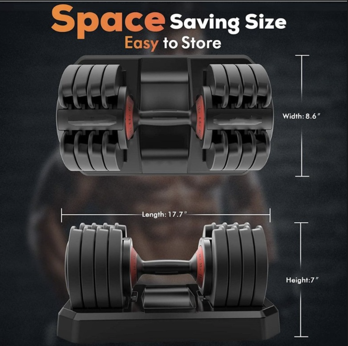 Adjustable Dumbbell Set angle 5