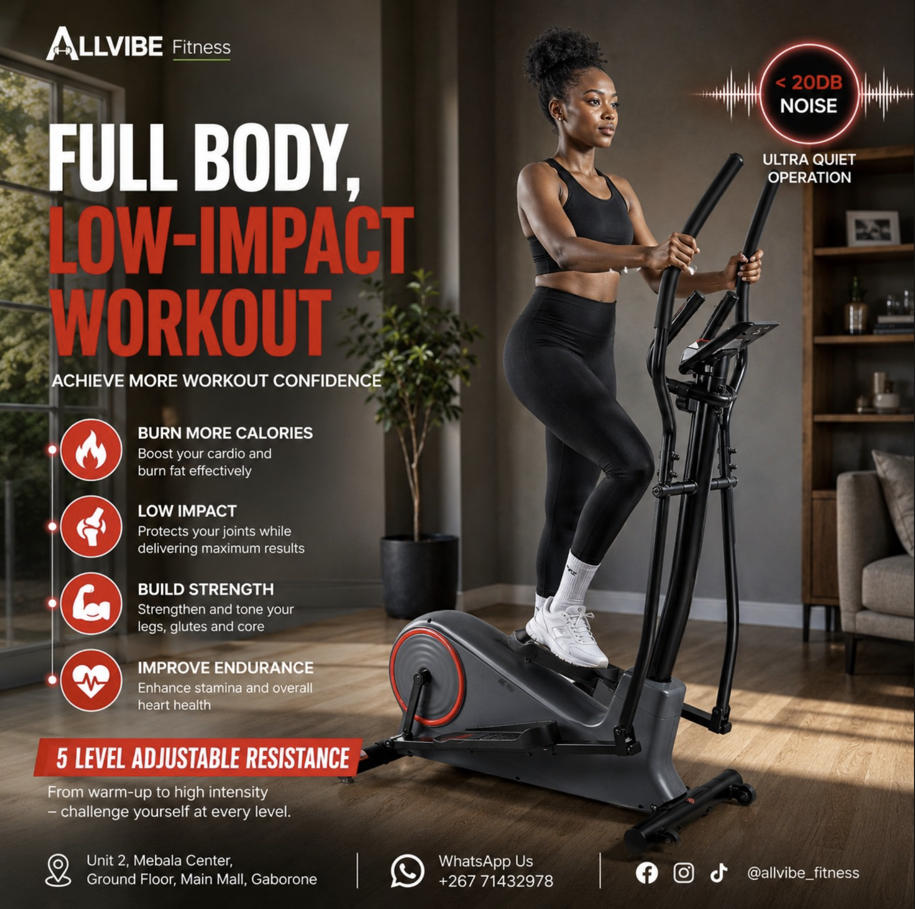 Elliptical Cross Trainer angle 6