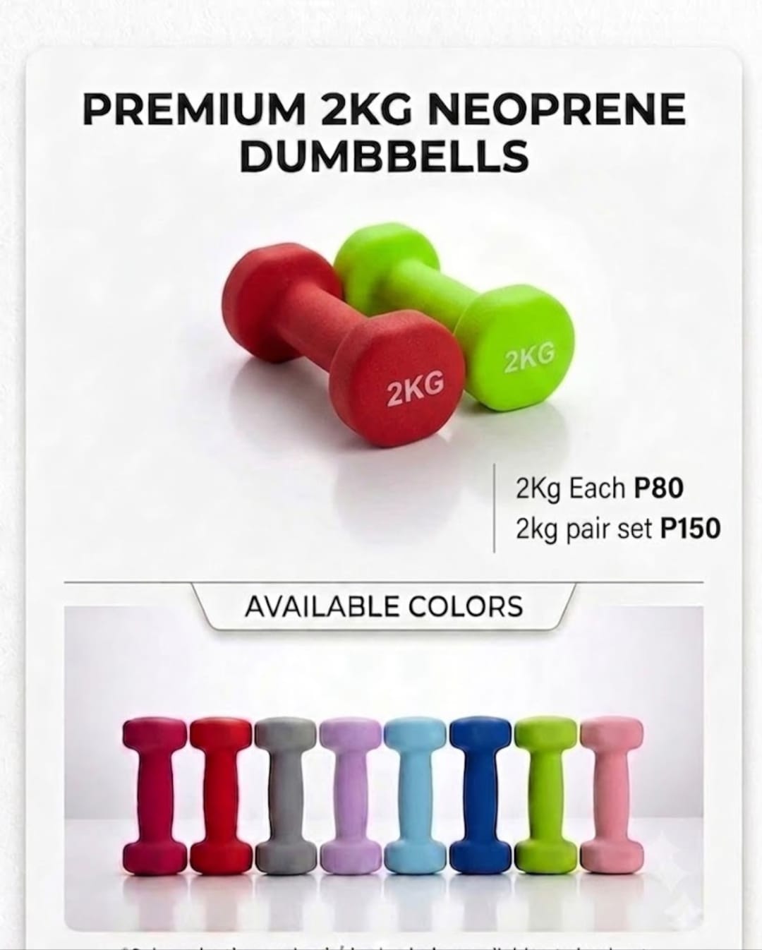 Neoprene Dumbbells angle 3