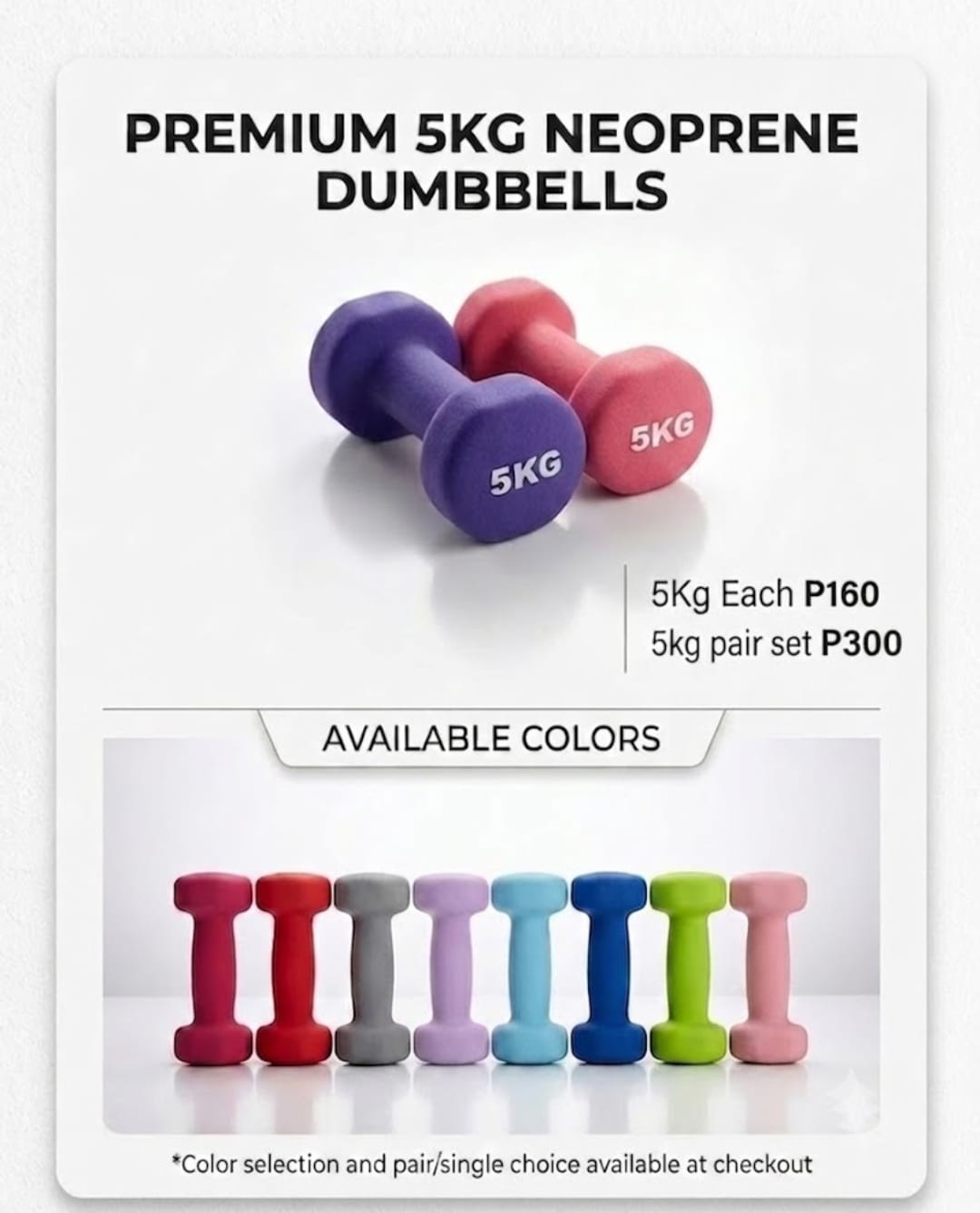 Neoprene Dumbbells angle 6