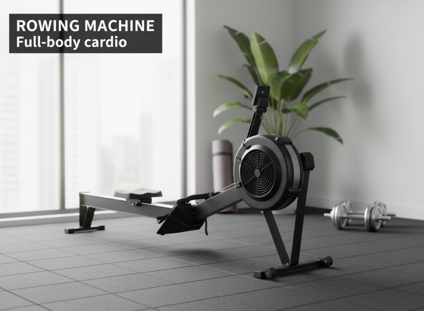 Rowing Machine angle 3