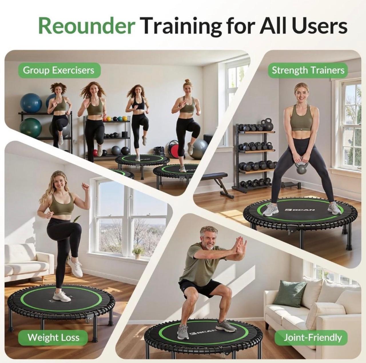 Trampoline Rebounder angle 2